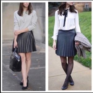 J. Crew pleated skirt